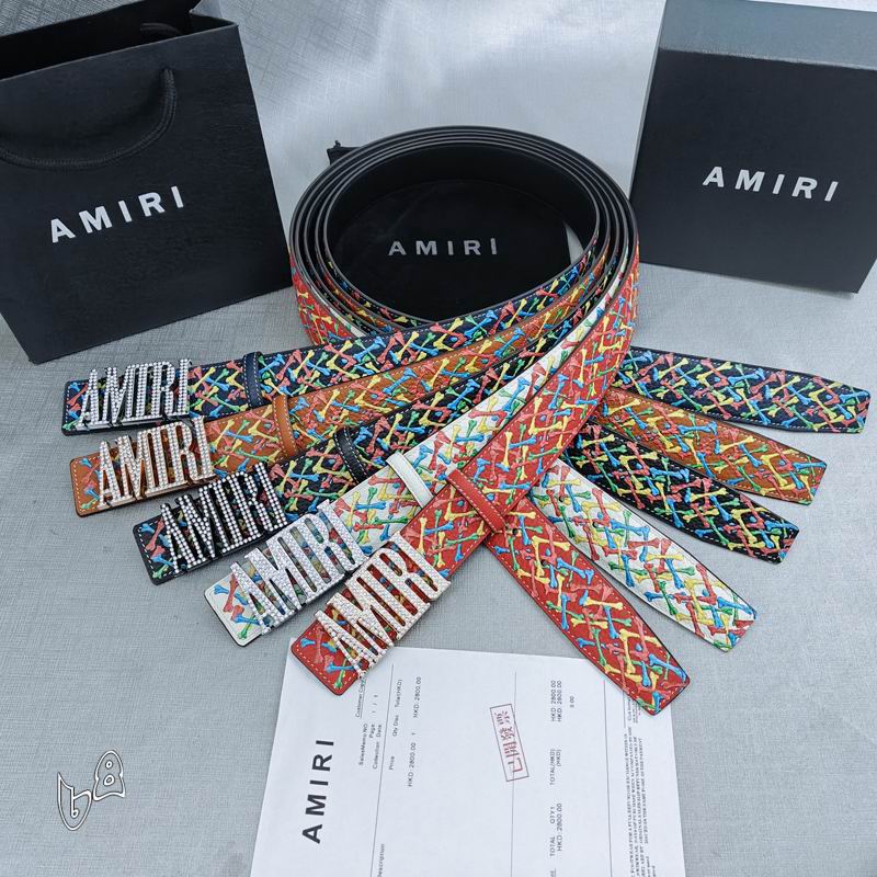 Amiri belt 38mmX90-125cm lb121